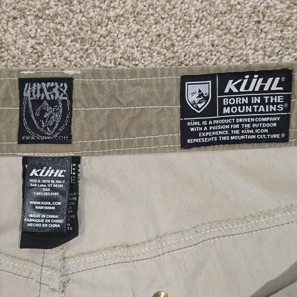Kuhl Men's Khaki Outdoor Pants (40" waist) - Picture 6 of 9